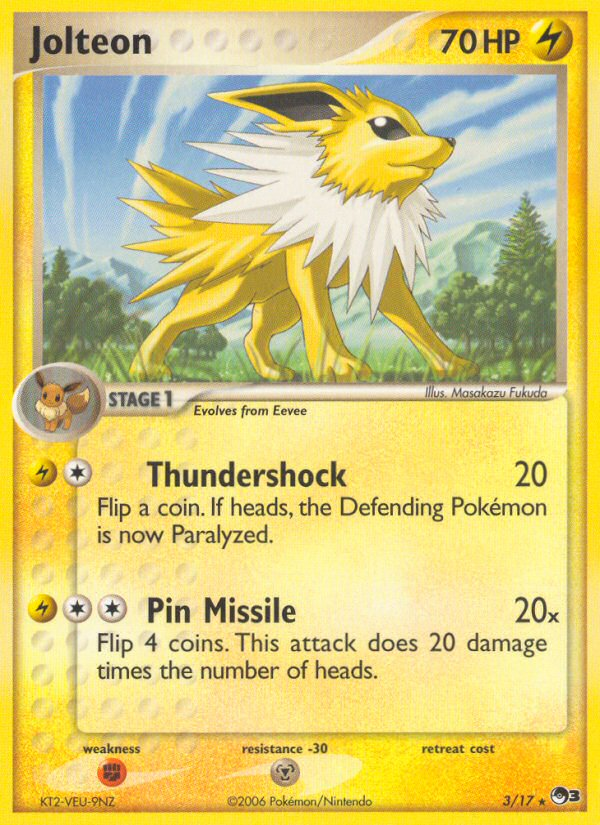 Jolteon (3/17) [POP Series 3] | Card Citadel