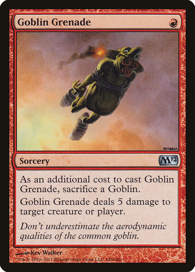 Goblin Grenade [Magic 2012] | Card Citadel