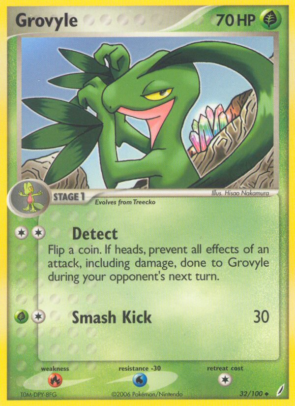 Grovyle (32/100) [EX: Crystal Guardians] | Card Citadel