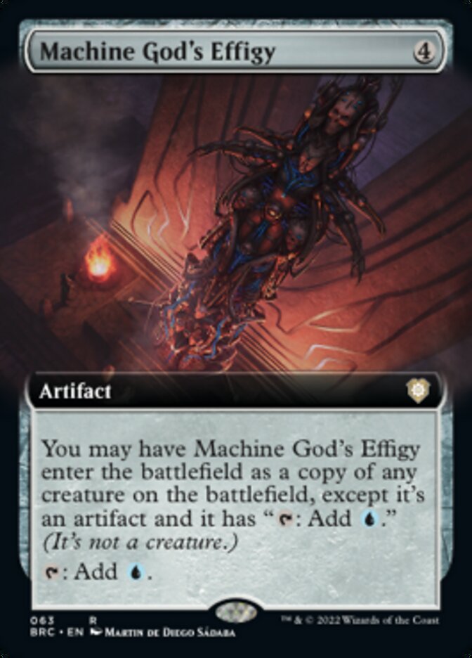 Machine God's Effigy (Extended Art) [The Brothers' War Commander] | Card Citadel