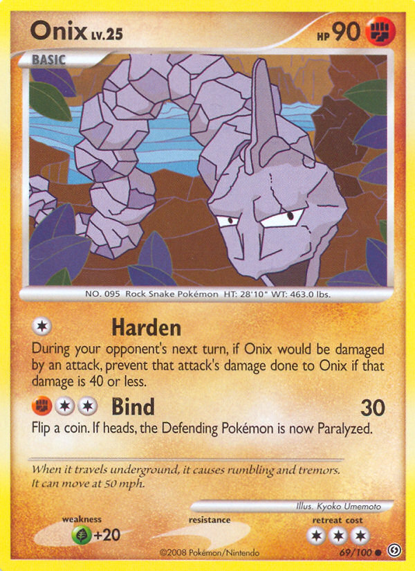 Onix (69/100) [Diamond & Pearl: Stormfront] | Card Citadel