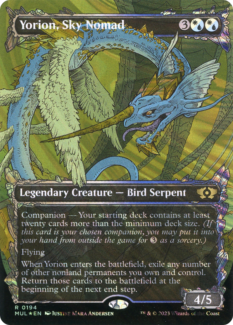 Yorion, Sky Nomad (Halo Foil) [Multiverse Legends] | Card Citadel