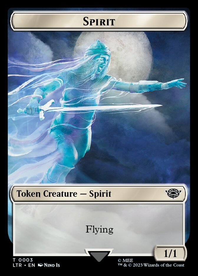 Spirit Token [The Lord of the Rings: Tales of Middle-Earth Tokens] | Card Citadel