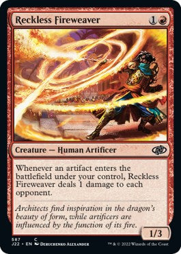 Reckless Fireweaver [Jumpstart 2022] | Card Citadel