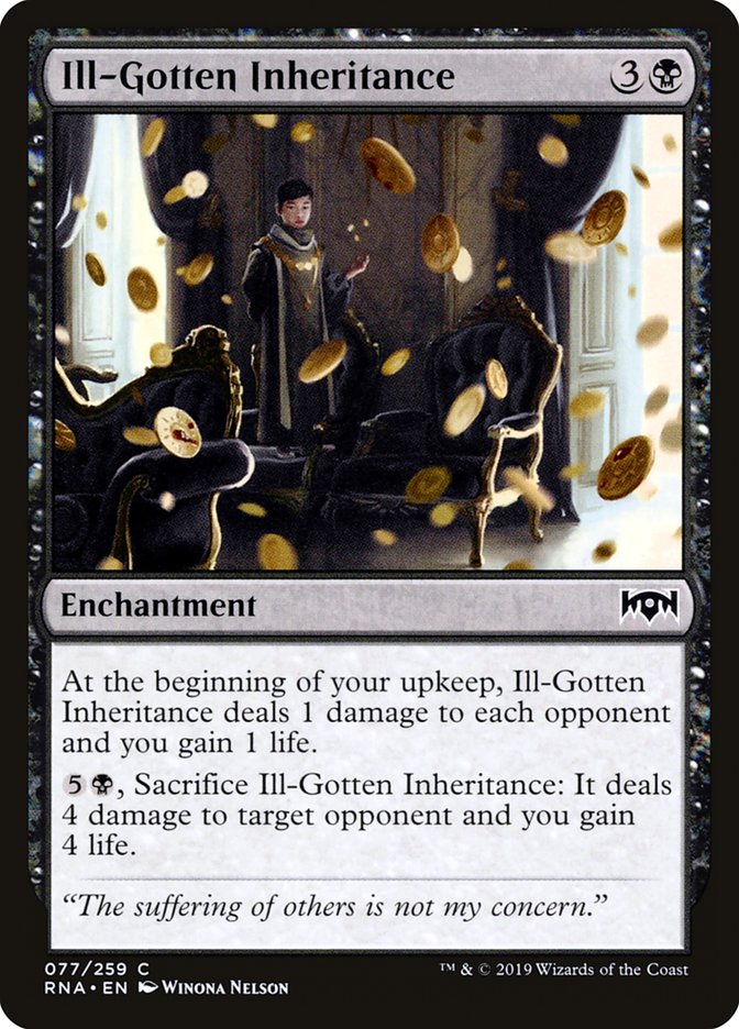 Ill-Gotten Inheritance [Ravnica Allegiance] | Card Citadel