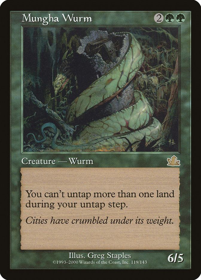 Mungha Wurm [Prophecy] | Card Citadel