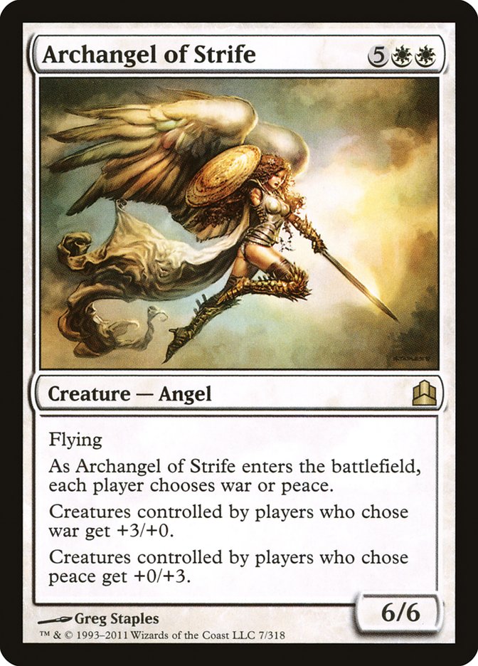 Archangel of Strife [Commander 2011] | Card Citadel