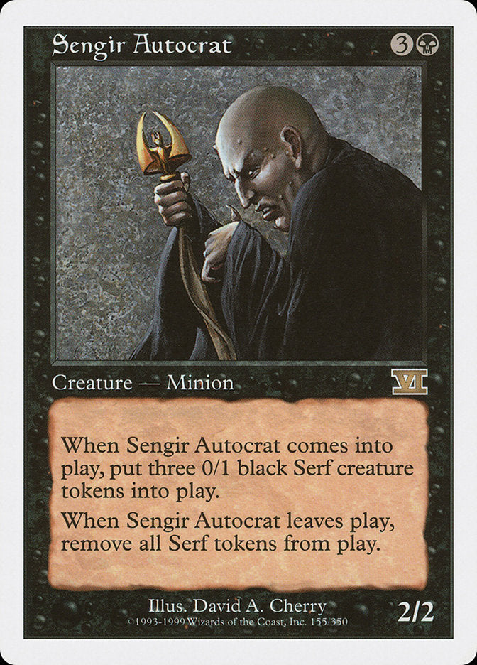 Sengir Autocrat [Classic Sixth Edition] | Card Citadel