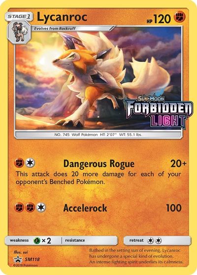 Lycanroc (SM118) (Prerelease Promo) [Sun & Moon: Black Star Promos] | Card Citadel