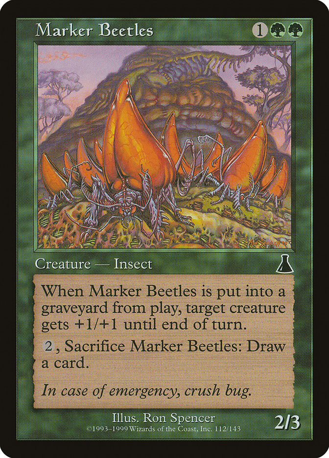 Marker Beetles [Urza's Destiny] | Card Citadel