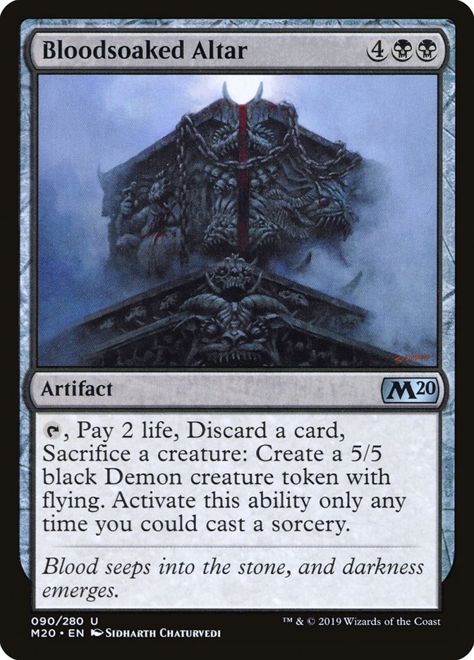 Bloodsoaked Altar [Core Set 2020] | Card Citadel