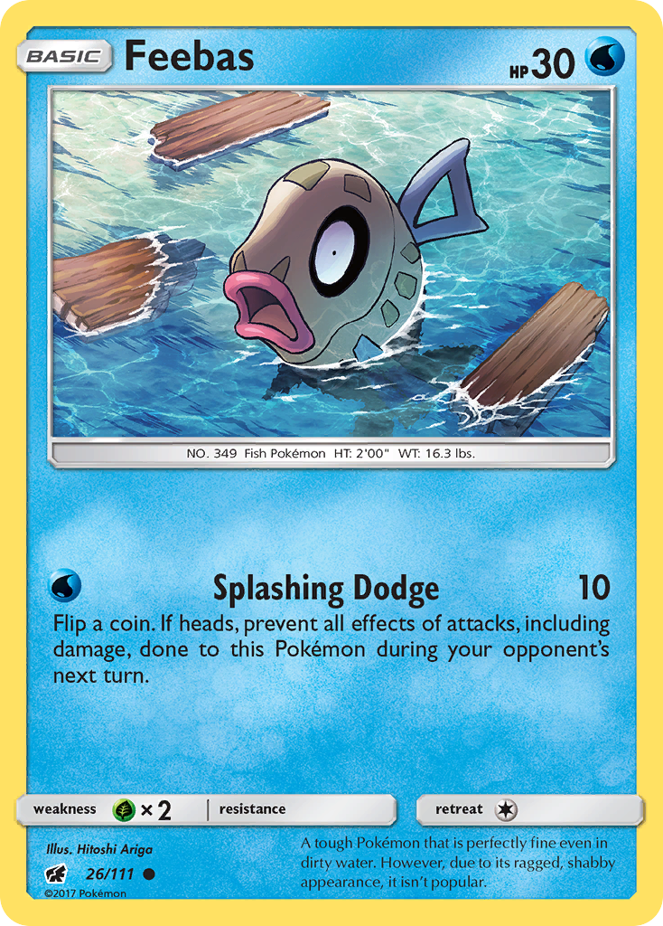 Feebas (26/111) [Sun & Moon: Crimson Invasion] | Card Citadel