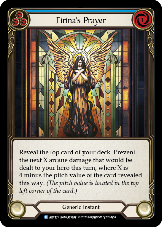 Eirina's Prayer (Blue) [ARC175] Unlimited Rainbow Foil | Card Citadel