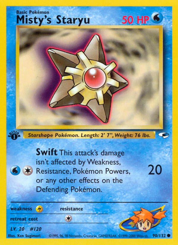 Misty's Staryu (90/132) [Gym Heroes 1st Edition] | Card Citadel