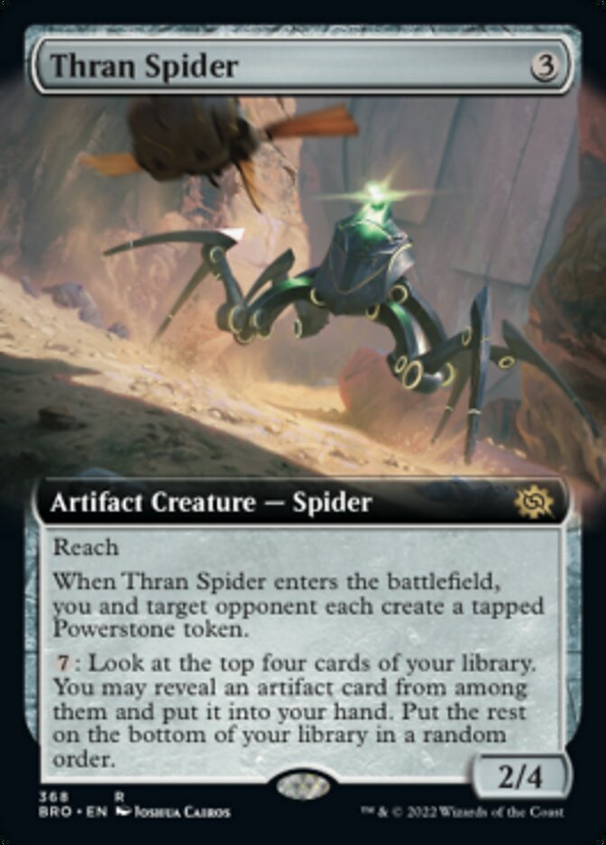 Thran Spider (Extended Art) [The Brothers' War] | Card Citadel