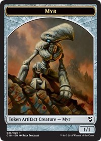 Myr (023) // Thopter (025) Double-sided Token [Commander 2018 Tokens] | Card Citadel