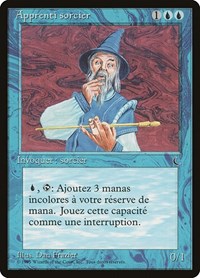 Apprentice Wizard (French) - "Apprenti sorcier" [Renaissance] | Card Citadel