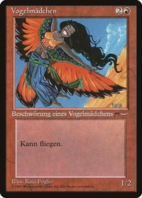 Bird Maiden (German) - "Vogelmadchen" [Renaissance] | Card Citadel