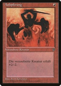 Immolation (German) - "Aufopferung" [Renaissance] | Card Citadel