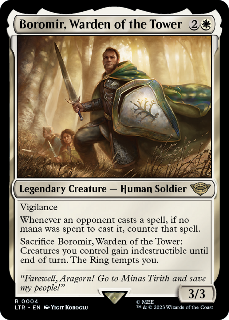 Boromir, Warden of the Tower [The Lord of the Rings: Tales of Middle-Earth] | Card Citadel