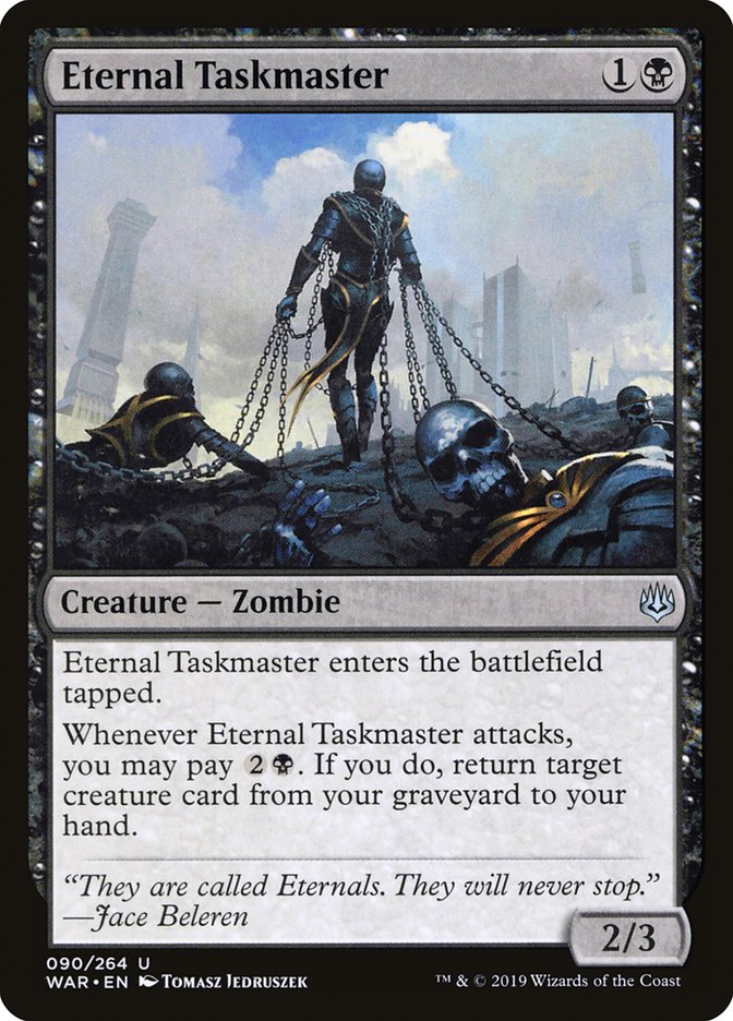 Eternal Taskmaster [War of the Spark] | Card Citadel