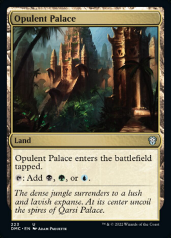 Opulent Palace [Dominaria United Commander] | Card Citadel