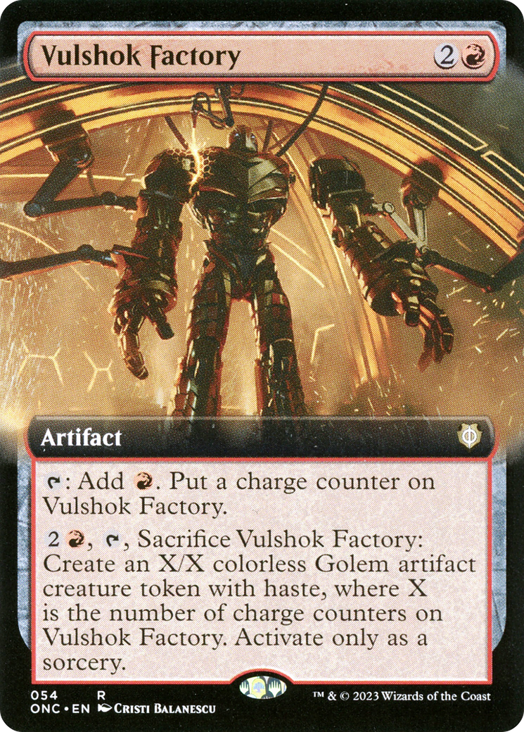 Vulshok Factory (Extended Art) [Phyrexia: All Will Be One Commander] | Card Citadel