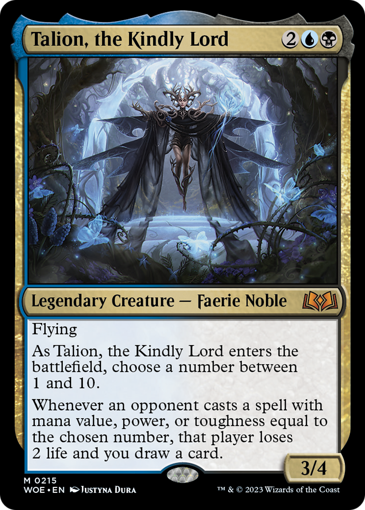 Talion, the Kindly Lord [Wilds of Eldraine] | Card Citadel