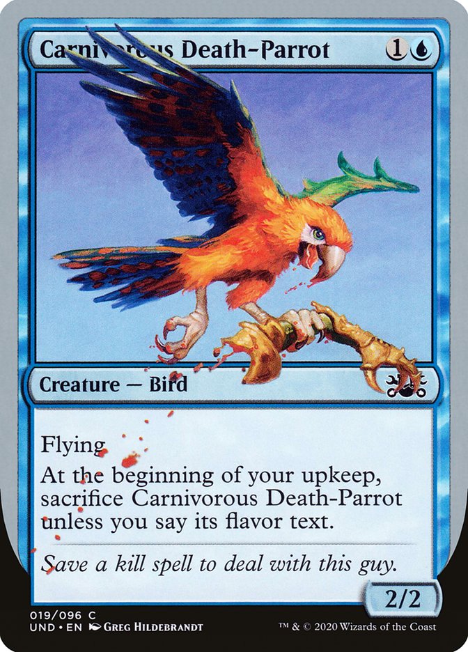 Carnivorous Death-Parrot [Unsanctioned] | Card Citadel