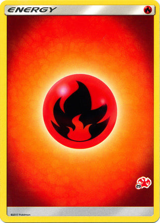 Fire Energy (Charizard Stamp #29) [Battle Academy 2020] | Card Citadel