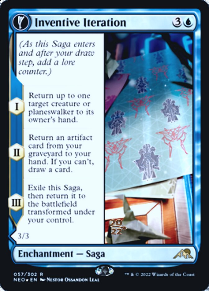 Inventive Iteration // Living Breakthrough [Kamigawa: Neon Dynasty Prerelease Promos] | Card Citadel