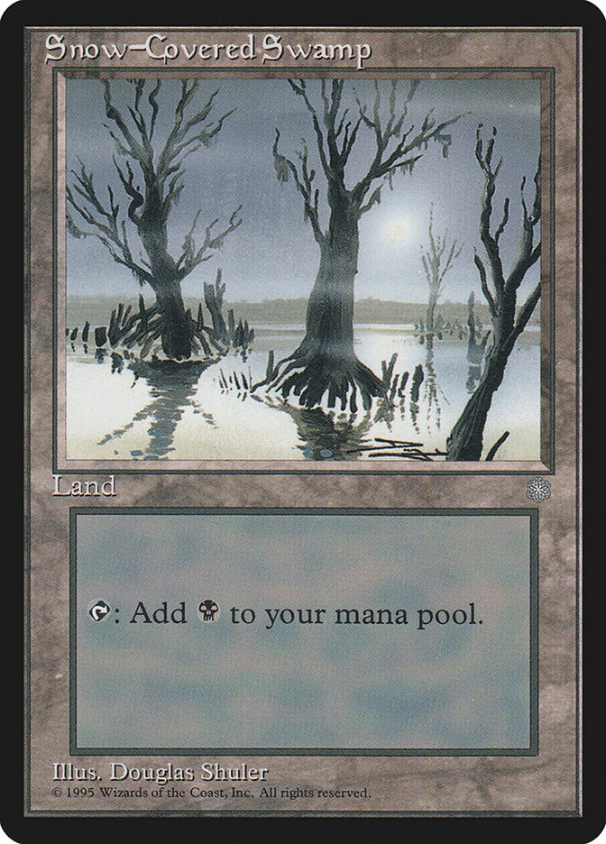 Snow-Covered Swamp [Ice Age] | Card Citadel