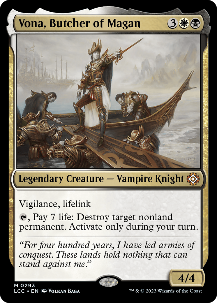 Vona, Butcher of Magan [The Lost Caverns of Ixalan Commander] | Card Citadel