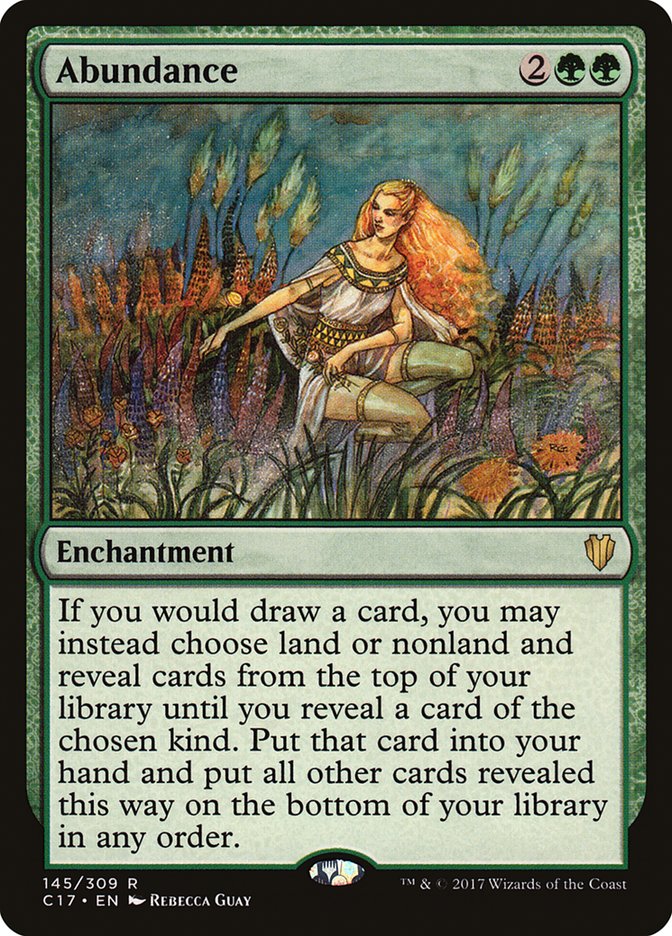 Abundance [Commander 2017] | Card Citadel