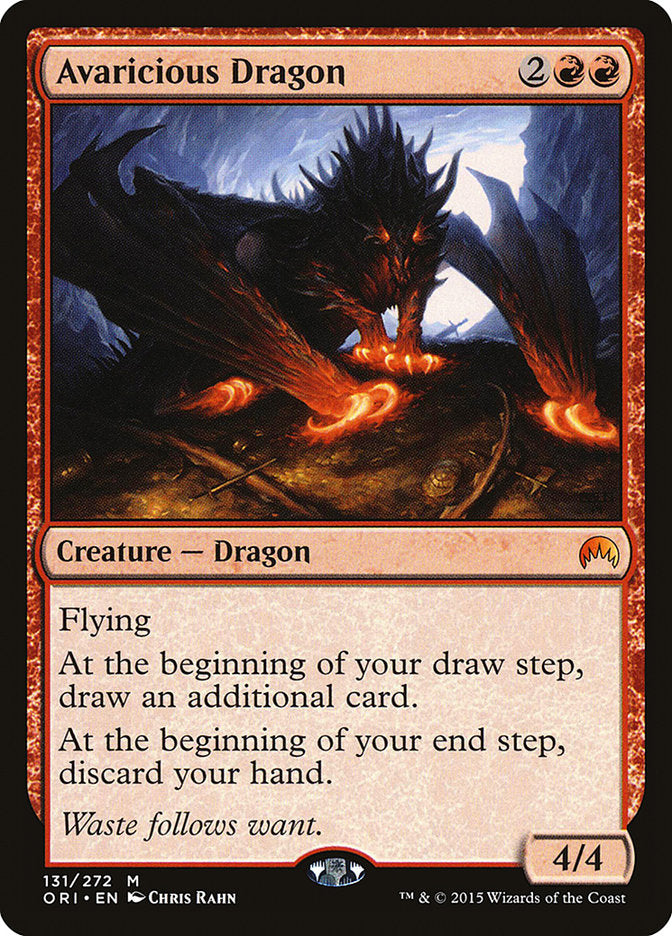 Avaricious Dragon [Magic Origins] | Card Citadel