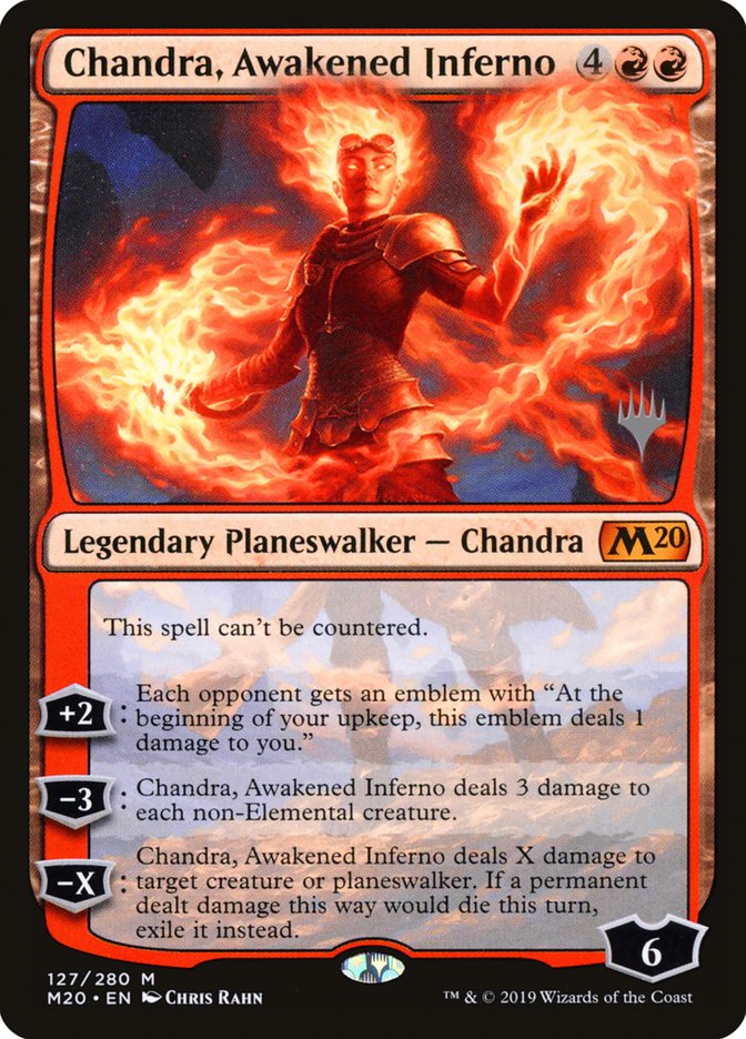 Chandra, Awakened Inferno [Core Set 2020 Promos] | Card Citadel