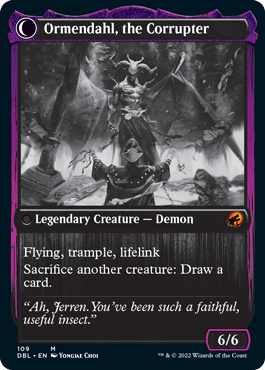 Jerren, Corrupted Bishop // Ormendahl, the Corrupted [Innistrad: Double Feature] | Card Citadel