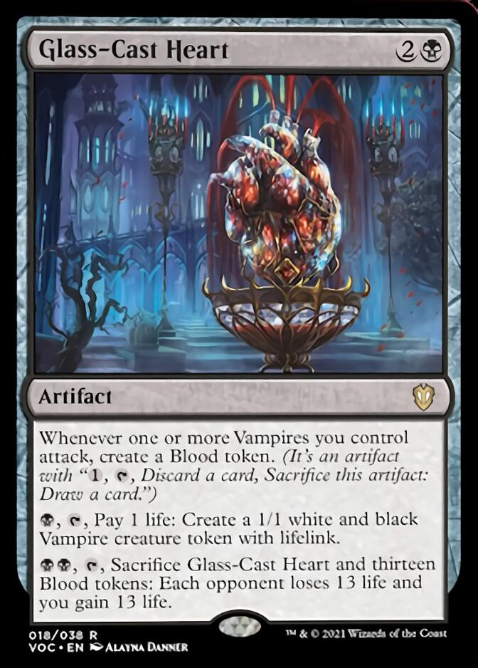 Glass-Cast Heart [Innistrad: Crimson Vow Commander] | Card Citadel
