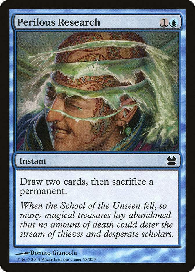 Perilous Research [Modern Masters] | Card Citadel