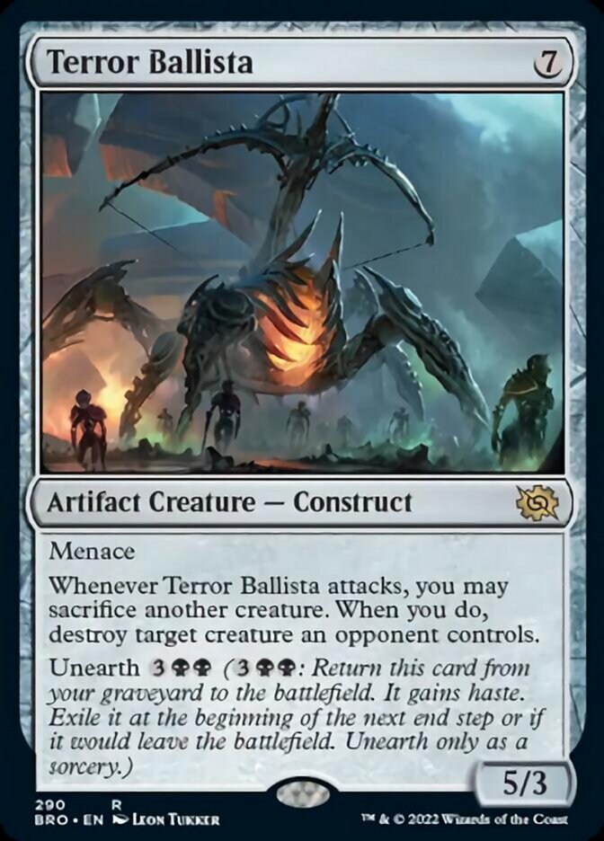 Terror Ballista [The Brothers' War] | Card Citadel
