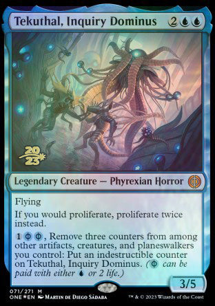 Tekuthal, Inquiry Dominus [Phyrexia: All Will Be One Prerelease Promos] | Card Citadel