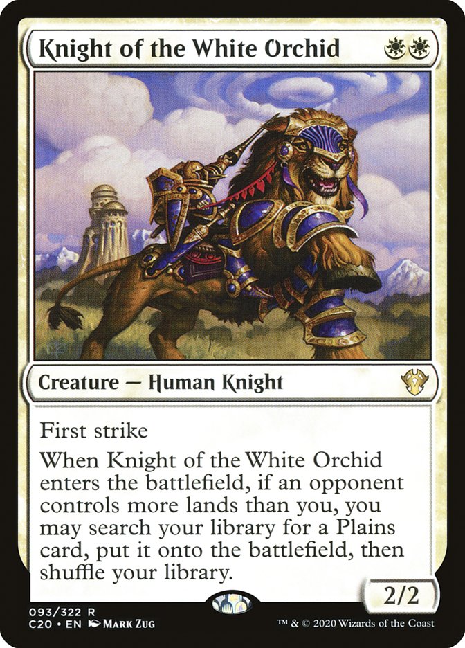 Knight of the White Orchid [Commander 2020] | Card Citadel