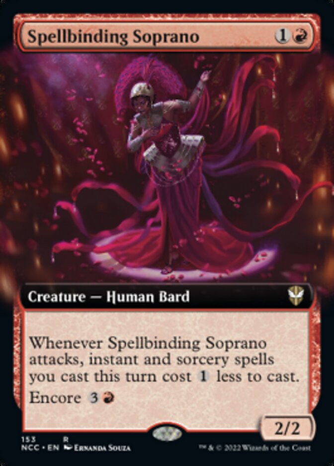 Spellbinding Soprano (Extended Art) [Streets of New Capenna Commander] | Card Citadel