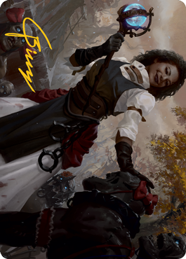 Skaab Wrangler Art Card (Gold-Stamped Signature) [Innistrad: Midnight Hunt Art Series] | Card Citadel