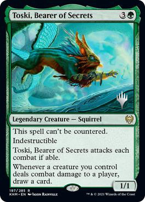 Toski, Bearer of Secrets (Promo Pack) [Kaldheim Promos] | Card Citadel