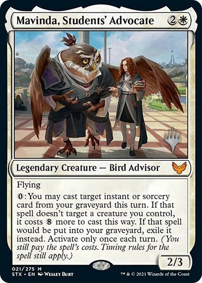 Mavinda, Students' Advocate (Promo Pack) [Strixhaven: School of Mages Promos] | Card Citadel