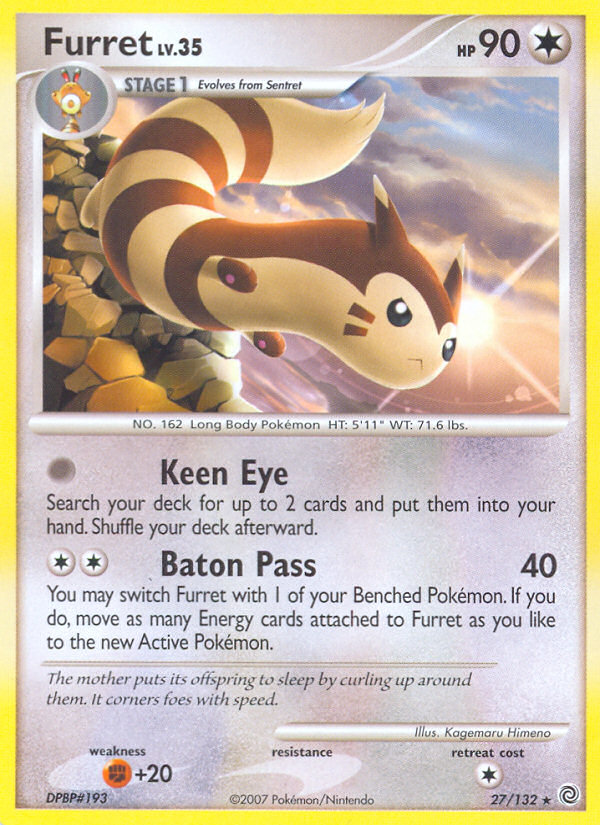 Furret (27/132) [Diamond & Pearl: Secret Wonders] | Card Citadel