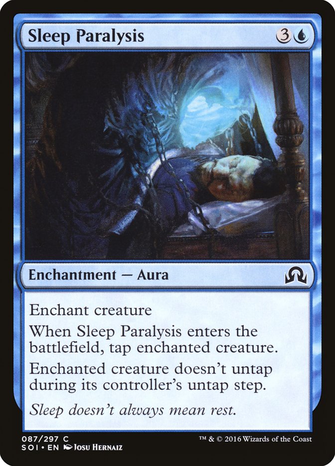 Sleep Paralysis [Shadows over Innistrad] | Card Citadel