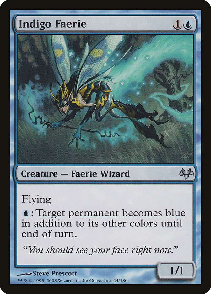 Indigo Faerie [Eventide] | Card Citadel