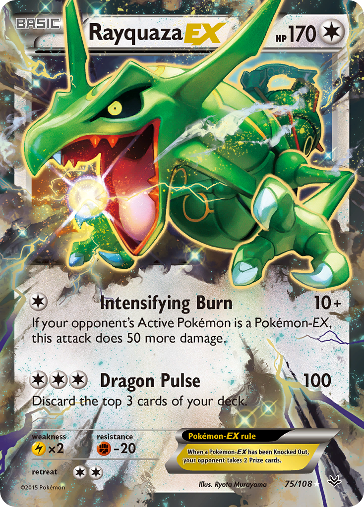 Rayquaza EX (75/108) [XY: Roaring Skies] | Card Citadel